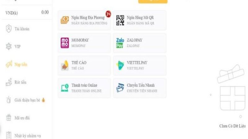 nap tien 009 1 Nhanh chóng nạp tiền qua ngân hàng với quy trình đơn giản