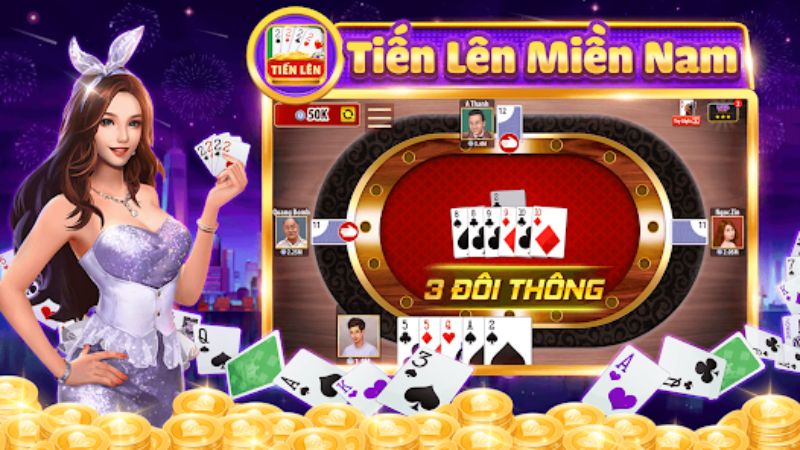 game danh bai tien len 2 Biến thể Tiến lên miền Nam