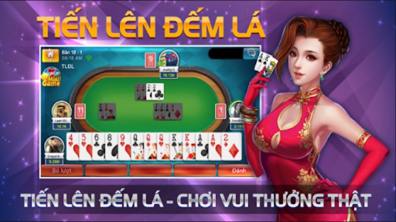 game danh bai tien len 3 Biến thể Tiến lên đếm lá